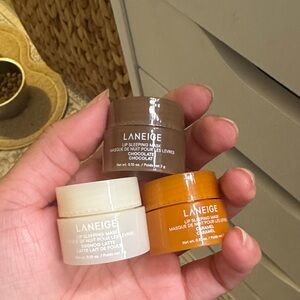 LANEIGE Lip Sleeping Mask Trio -NEVER USED